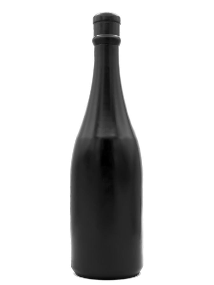 All Black Dildo 90 - Champagner Flasche Medium